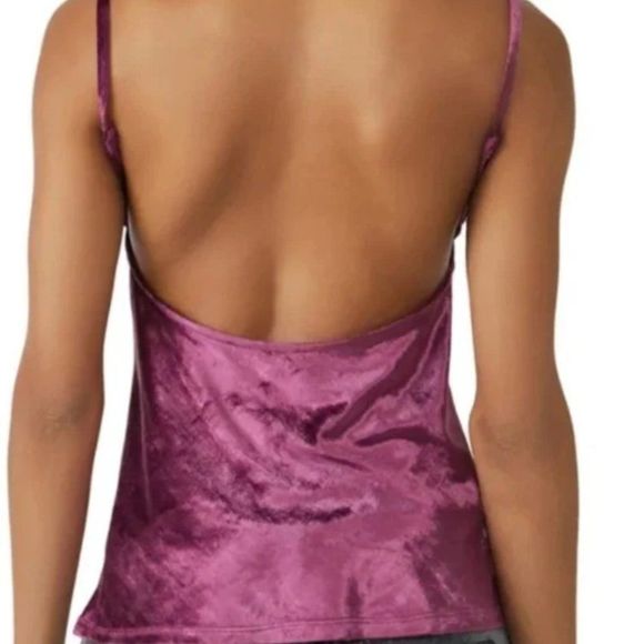 Free People All Night Velvet Tunic in Fig Jam - Picture 2 of 7